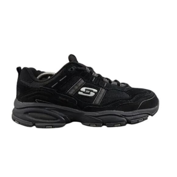 Skechers Shoe Men 8.5 Sport Sneaker Athletic Memory Foam Comfort Active Wide Fit - Picture 1 of 15